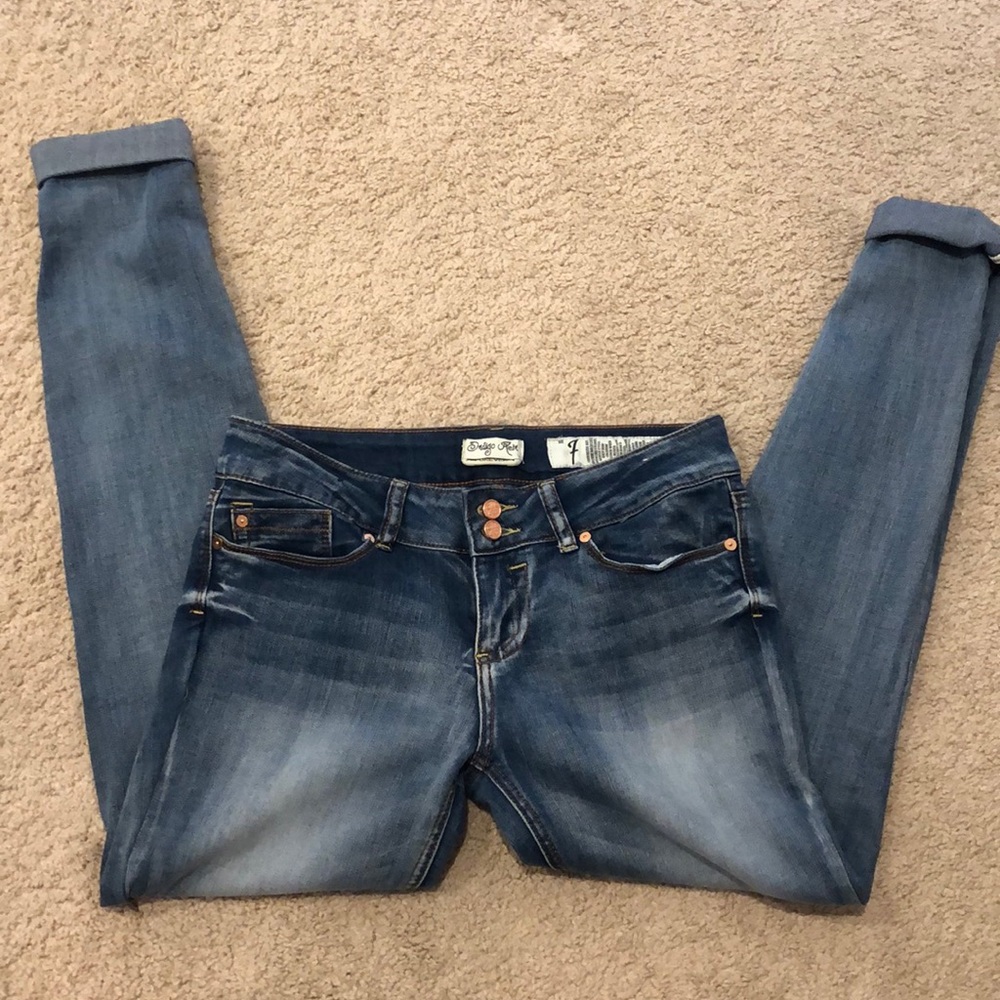 Jeans, BOyfriend style with folded bottom